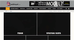 Desktop Screenshot of modelnepal.com